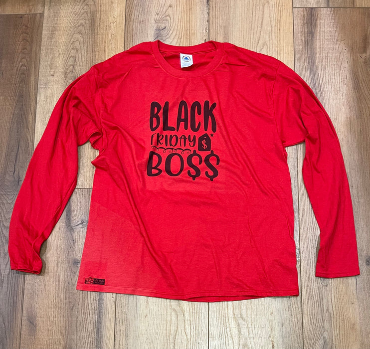 Black Friday Boss-Long Sleeve T-Shirt - Al's Pals Pets
