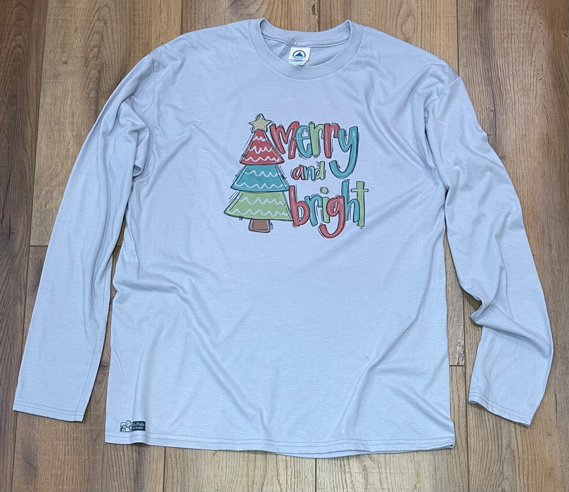 Merry and Bright-Long Sleeve Tee - Al's Pals Pets