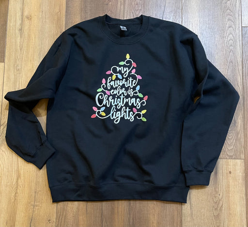 Christmas Lights Long Sleeve Shirt/Sweatshirt - Al's Pals Pets