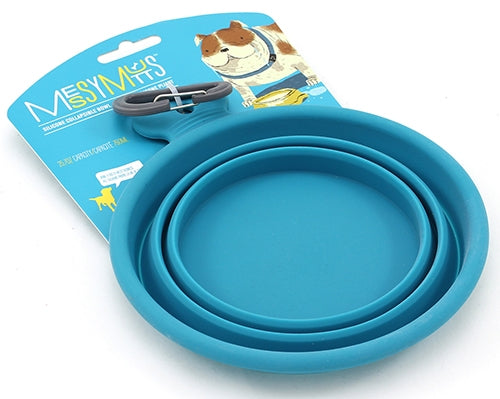 Collapsible Dog Water and Food Bowl - Messy Mutts - Al's Pals Pets